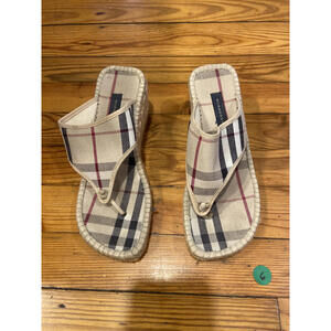 Burberry Classic Check Espadrille Sandals